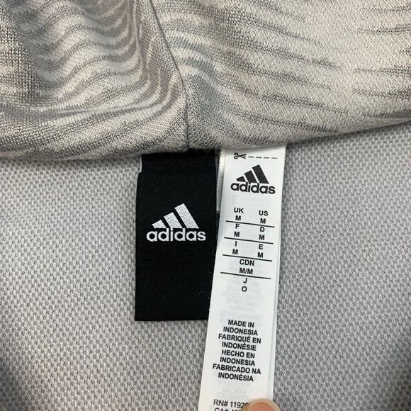 Adidas San Jose Earthquakes Hoodie Mens M Medium Ash Grey Performance Quakes - Picture 4 of 11